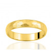Alliance or jaune 18 carats martelé