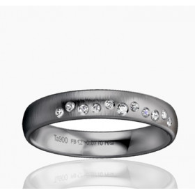 Alliance en tantale et diamant 0,071 carat BREUNING