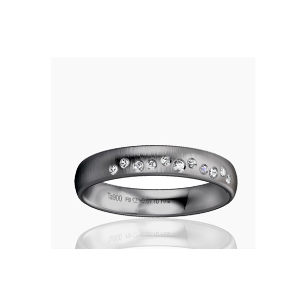 Alliance en tantale et diamant 0,071 carat BREUNING