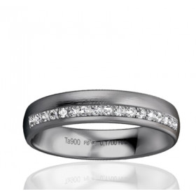 Alliance en tantale et diamant 0,17 carat BREUNING