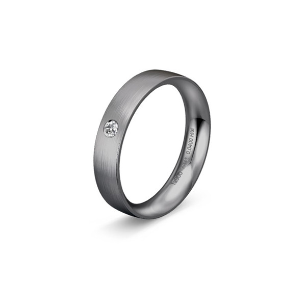 Alliance en tantale et diamant 0,040 carat BREUNING