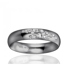 Alliance en tantale et diamant 0,11 carat BREUNING