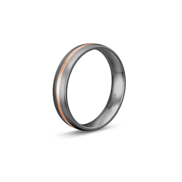 Alliance en tantale et or rose 18 carats BREUNING