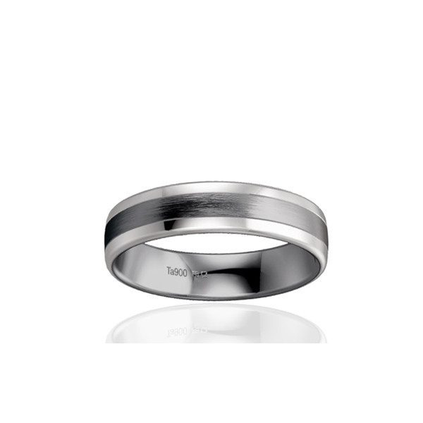 Alliance en tantale et or blanc 18 carats BREUNING