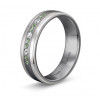 Alliance en tantale et or blanc 18 carats et diamant 0,10 carat BREUNING