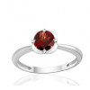 Bague or blanc 9 carats et grenat 0,75 carat Kalista