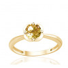Bague or jaune 9 carats et citrine 0,75 carat Kalista