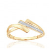 Bague or 9 carats et diamant 0,010 carat Kalista