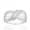 Bague or 9 carats et diamants 0,030 carat Kalista
