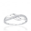 Bague or 9 carats et diamants 0,010 carat Kalista