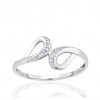 Bague or 9 carats et diamants 0,006 carat Kalista