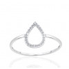 Bague or 9 carats et diamants 0,006 carat Kalista