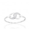 Bague or 9 carats et diamants 0,006 carat Kalista