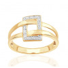 Bague or 9 carats et diamant 0,040 carat Kalista
