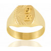 Chevalière en or 9 ou 18 carats 12 x 11 mm personnalisable