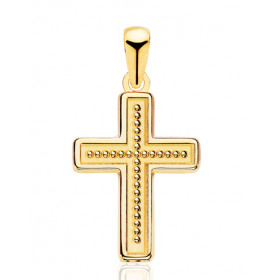 Pendentif croix en or jaune 18 carats