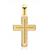 Pendentif croix en or jaune 18 carats