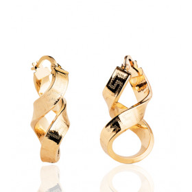 Boucles d'oreilles or jaune 18 carats