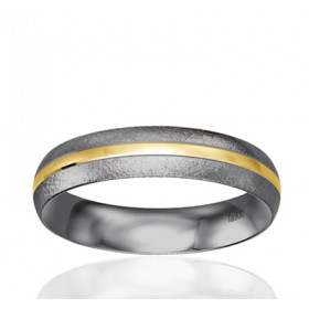 Alliance en tantale et or jaune 18 carats BREUNING