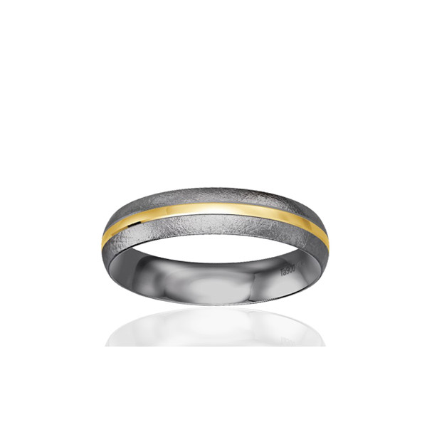 Alliance en tantale et or jaune 18 carats BREUNING