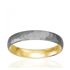 Alliance en tantale et or jaune 18 carats BREUNING