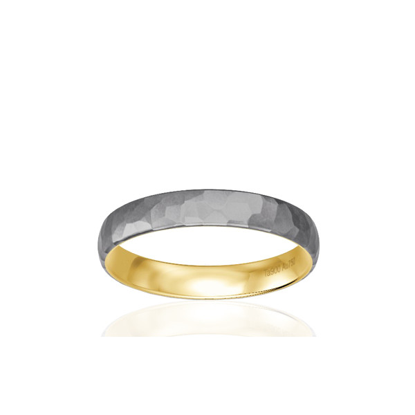 Alliance en tantale et or jaune 18 carats BREUNING