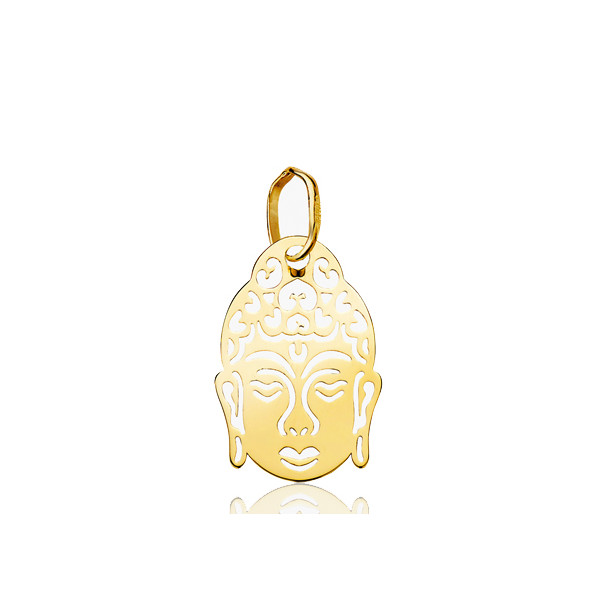 Pendentif or jaune 18 carats "bouddha"