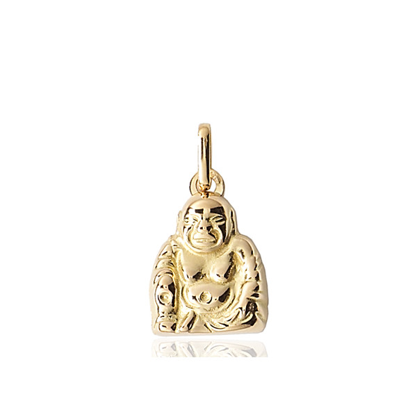 Pendentif or 9 ou 18 carats "bouddha"