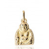 Pendentif or 9 ou 18 carats "bouddha"