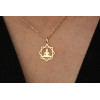 Pendentif or 18 carats "bouddha"