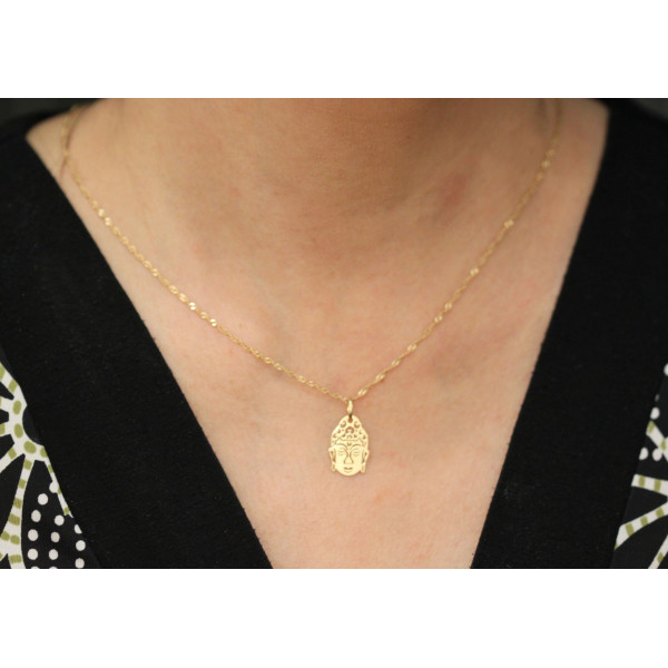 Pendentif or 18 carats "bouddha"