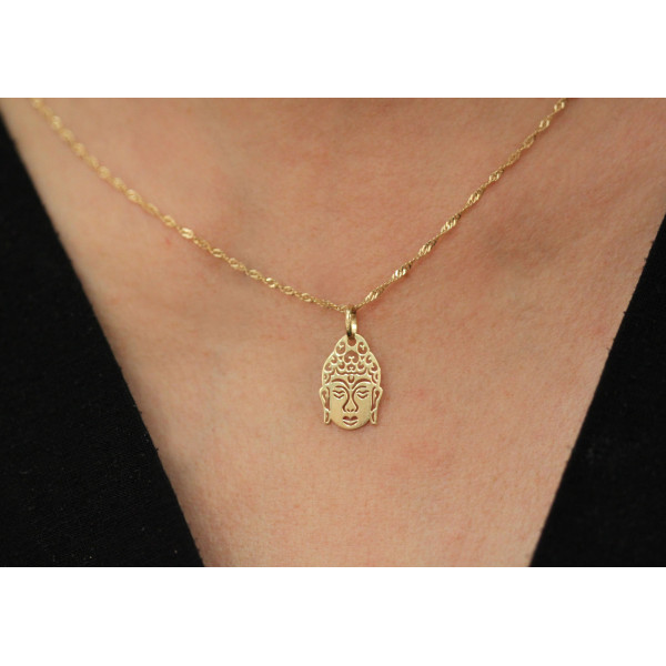 Pendentif or 18 carats "bouddha"