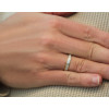 Alliance deux ors 18 carats "romaine"