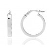 Boucle d'oreille or 18 carats créole 19 mm pour homme