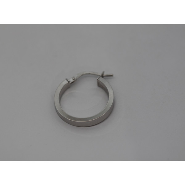 Boucle d'oreille or 18 carats créole 19 mm pour homme