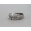 Bague or blanc 18 carats et diamant 0,42 carat