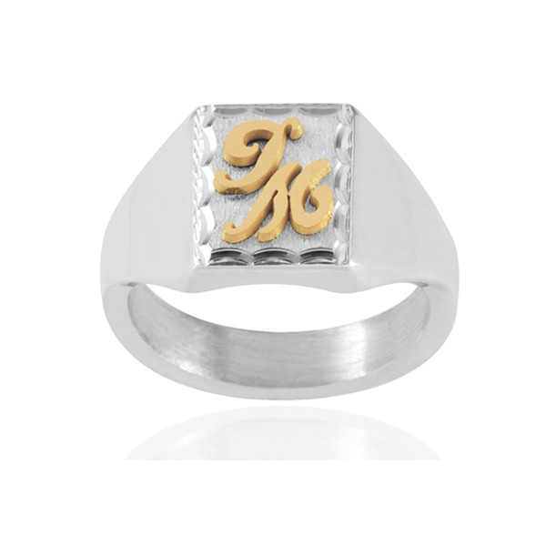 Chevalière en argent 10 x 13 mm personnalisable