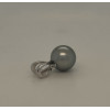 Pendentif or 18 carats et perle de Tahiti ronde 9/10 mm