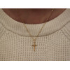 Pendentif croix en or jaune 18 carats