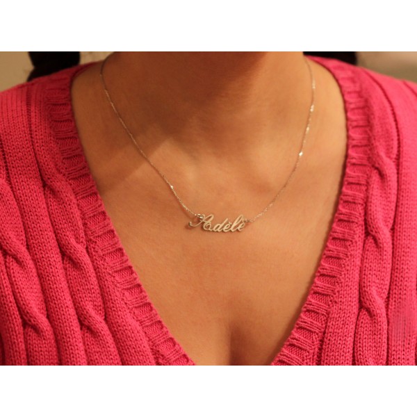 collier carrie bradshow en or personnalisable