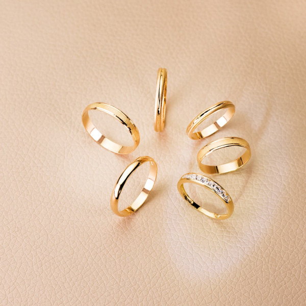 Alliance or jaune 18 carats