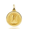 Médaille "Madone de Lorette" or jaune 18 carats