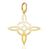 Pendentif or 18 carats "nœud de sorcière"