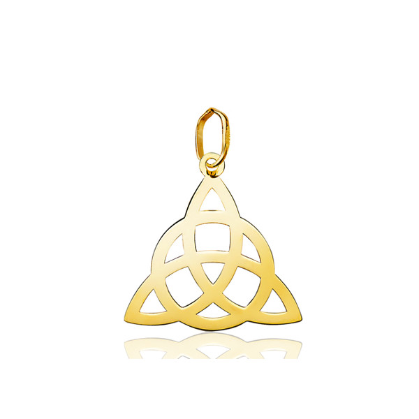 Pendentif "symbole de la Trinité" or 18 carats