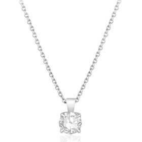 Collier diamant de synthèse 1 carat et or 9 ou 18 carats
