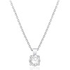 Collier diamant de synthèse 1 carat et or 9 ou 18 carats