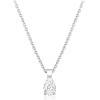 Collier diamant de synthèse 1 carat et or 9 ou 18 carats