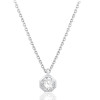 Collier diamant de synthèse 0,50 carat et or 9 ou 18 carats