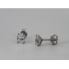 Boucles d'oreilles diamant de synthèse 1,00 carat et or 9 ou 18 carats