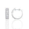 Boucles d'oreilles diamant de synthèse 1,38 carat et or